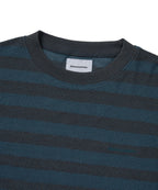 THISISNEVERTHAT THISISNEVERTHAT Mesh Striped W Crewneck Dark Brown