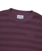THISISNEVERTHAT THISISNEVERTHAT Mesh Striped W Crewneck Dried Rose