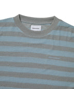 THISISNEVERTHAT THISISNEVERTHAT Mesh Striped W Crewneck Sky Blue
