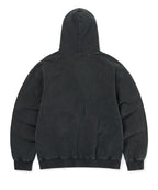 THISISNEVERTHAT THISISNEVERTHAT Damaged Zip Up Hoodie Faded Black