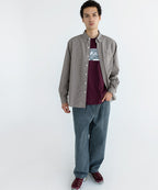 THISISNEVERTHAT THISISNEVERTHAT Lightweight Plaid Shirt Beige