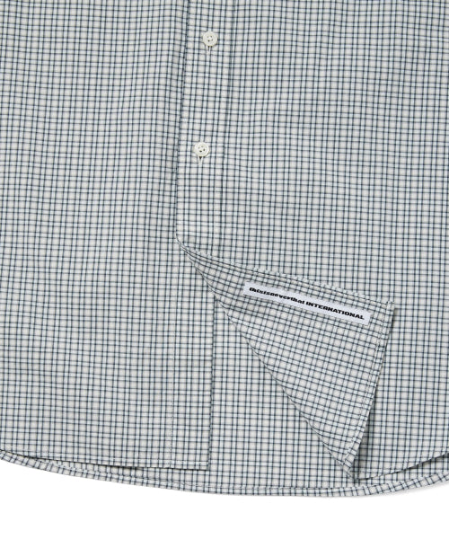THISISNEVERTHAT THISISNEVERTHAT Lightweight Plaid Shirt Ivory