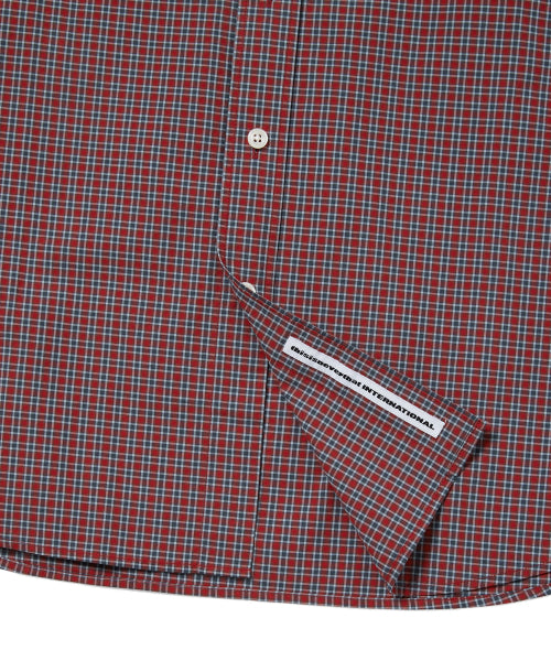 THISISNEVERTHAT THISISNEVERTHAT Lightweight Plaid Shirt Red