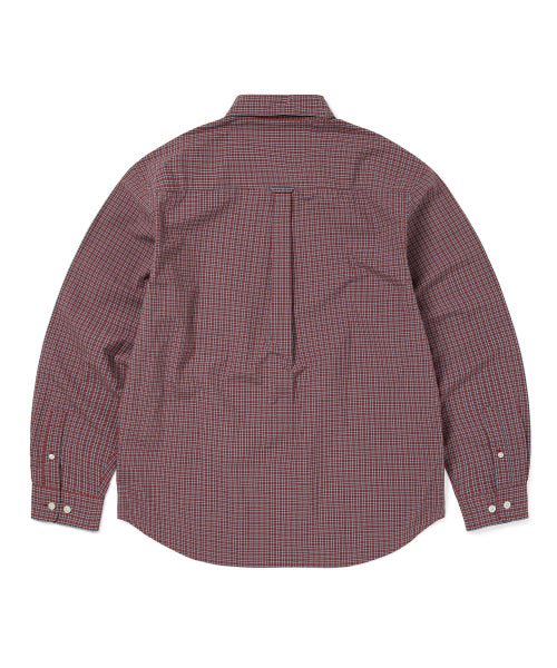 THISISNEVERTHAT THISISNEVERTHAT Lightweight Plaid Shirt Red