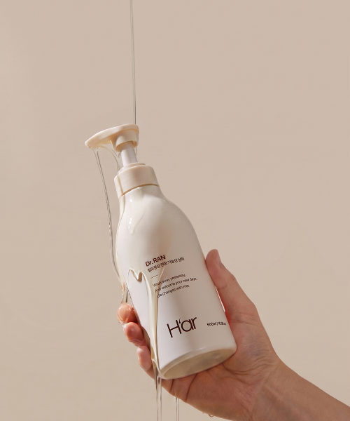 H'AR [Hair loss symptom relief] Dr. Lan Egg-Derived Protein Shampoo 500ml 1box (+ Freebie: Scalp Brush)