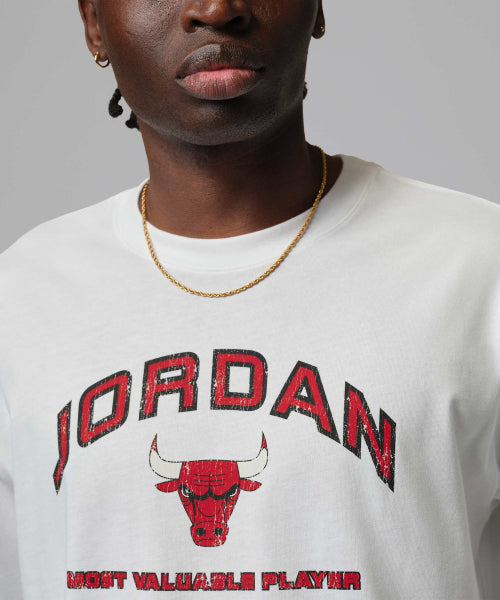 NIKE NIKE T-Shirt M - White: University Red