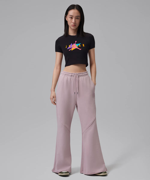 NIKE Nike Jordan Flight Graphic T-Shirt Women - Black:White