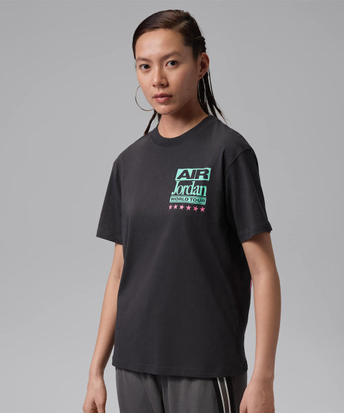 NIKE Nike Jordan Flight Girlfriend T-Shirt - Off Noir