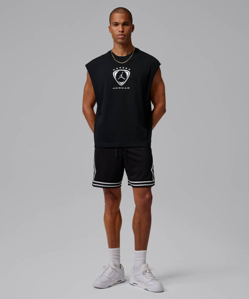 NIKE Nike Jordan Sleeveless Top M - Black:Metallic Silver