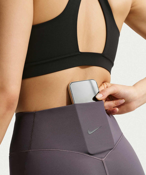 NIKE NIKE High Waist Biker Shorts - Thunder Gray