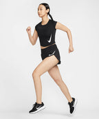NIKE NIKE Running Top Women - Black:White