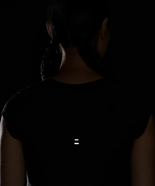 NIKE NIKE Running Top Women - Black:White