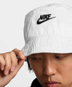 NIKE NIKE Apex Futura Washed Bucket Hat - White:Black