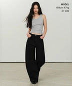 MUSINSA STANDARD WOMAN MUSINSA STANDARD WOMAN Women's Cotton Curved Pants (5 colors)