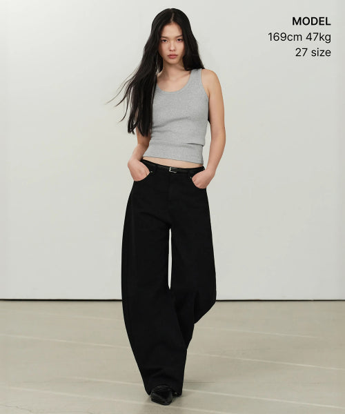 MUSINSA STANDARD WOMAN MUSINSA STANDARD WOMAN Women's Cotton Curved Pants (5 colors)