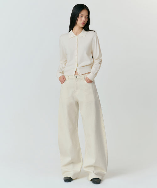 MUSINSA STANDARD WOMAN MUSINSA STANDARD WOMAN Women's Cotton Curved Pants (5 colors)