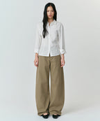 MUSINSA STANDARD WOMAN MUSINSA STANDARD WOMAN Women's Cotton Curved Pants (5 colors)