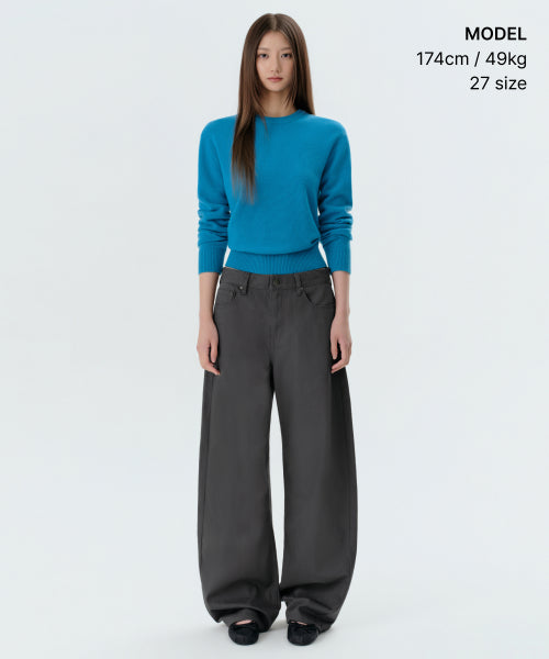 MUSINSA STANDARD WOMAN MUSINSA STANDARD WOMAN Women's Cotton Curved Pants (5 colors)