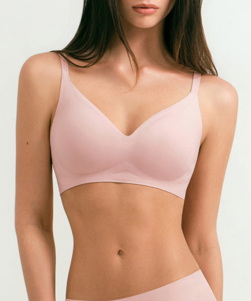 MUSINSA STANDARD WOMAN MUSINSA STANDARD WOMAN Women's Seamless Bra (Light Beige, L)