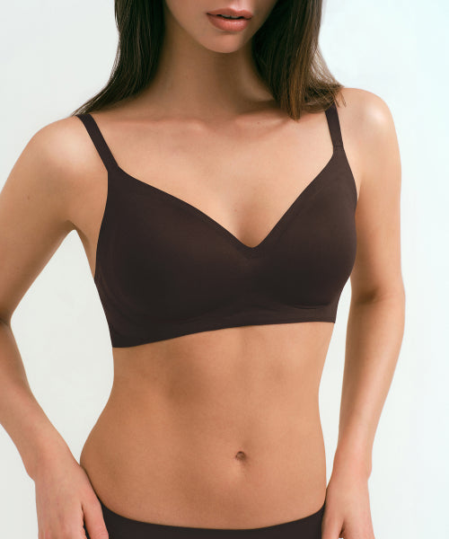 MUSINSA STANDARD WOMAN MUSINSA STANDARD WOMAN Women's Seamless Bra (Light Beige, L)