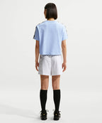 NIKE NIKE Sportswear Classic Woven Mid-Rise Shorts W - White:Black