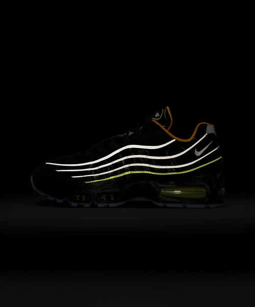 NIKE NIKE Sneakers Air Max 95 Big Bubble - Black:Gold Leaf