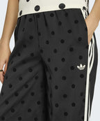 ADIDAS ADIDAS Satin Polka Dot Wide Leg Pants - Black