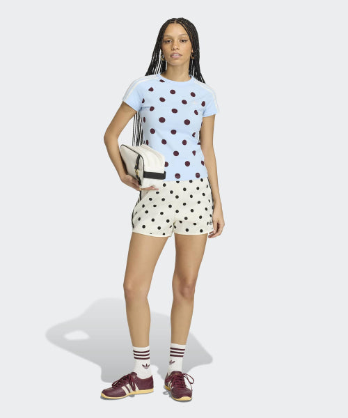 ADIDAS ADIDAS Polka Dot Sprinter Short Pants - Off-white