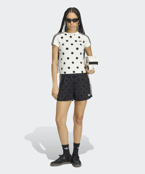 ADIDAS ADIDAS Polka Dot Sprinter Short Pants - Black