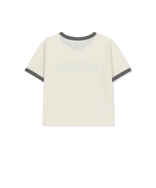 MATIN KIM MATIN KIM T-Shirt Cream