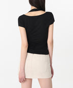 MUSINSA STANDARD WOMAN MUSINSA STANDARD WOMAN T-Shirt Women's Wool Tencel Halter Layered [Black]
