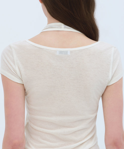 MUSINSA STANDARD WOMAN MUSINSA STANDARD WOMAN Women's T-Shirt Halter Layered