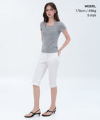 MUSINSA STANDARD WOMAN MUSINSA STANDARD WOMAN T-Shirt Medium Gray