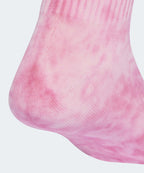 ADIDAS ADIDAS Tie-dye Crew Socks 3P - Lilac:Pink:White