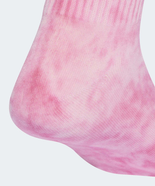 ADIDAS ADIDAS Tie-dye Crew Socks 3P - Lilac:Pink:White