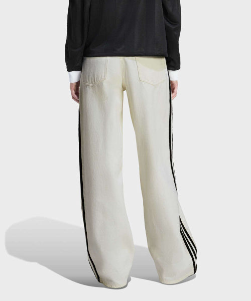 ADIDAS ADIDAS Firebird Track Pants Denim - White