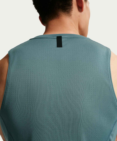 NIKE NIKE Pro Dry Fit Training Tank M - Mineral Slate:Green Strike