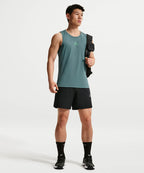 NIKE NIKE Pro Dry Fit Training Tank M - Mineral Slate:Green Strike