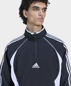 ADIDAS ADIDAS Team Geist Half Zipper Sweatshirt - Black:White