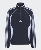 ADIDAS ADIDAS Team Geist Half Zipper Sweatshirt - Black:White
