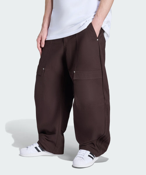 ADIDAS ADIDAS Canvas Cargo Work Pants - Aura Coffee