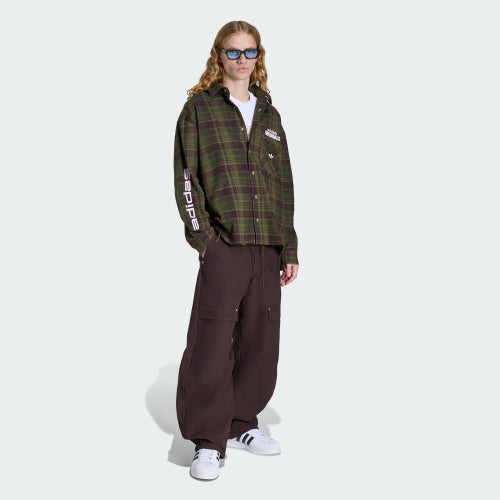 ADIDAS ADIDAS Canvas Cargo Work Pants - Aura Coffee
