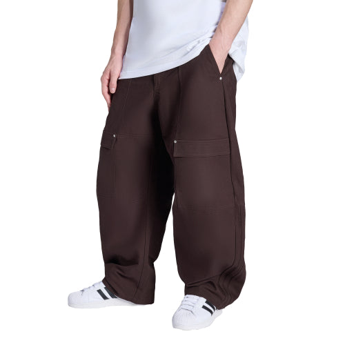 ADIDAS ADIDAS Canvas Cargo Work Pants - Aura Coffee