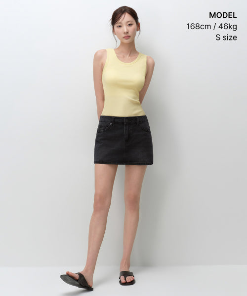 MUSINSA STANDARD WOMAN MUSINSA STANDARD WOMAN Women's Essential Bra Tank Top Lemon