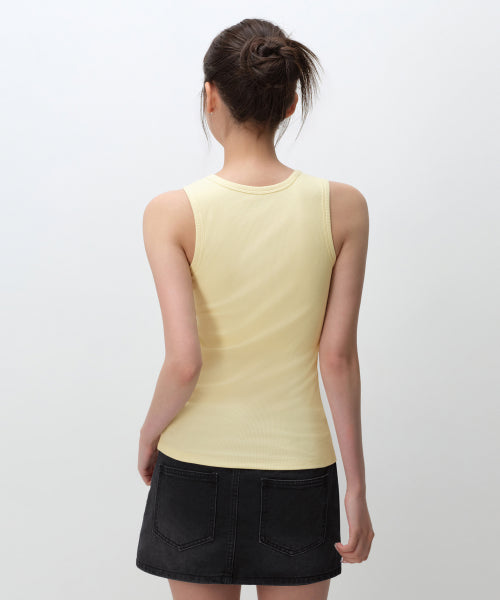 MUSINSA STANDARD WOMAN MUSINSA STANDARD WOMAN Women's Essential Bra Tank Top Lemon