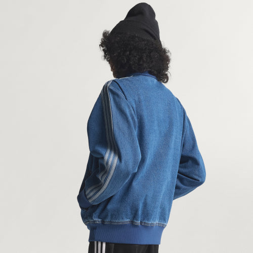 ADIDAS ADIDAS Denim Firebird Track Top - Blue