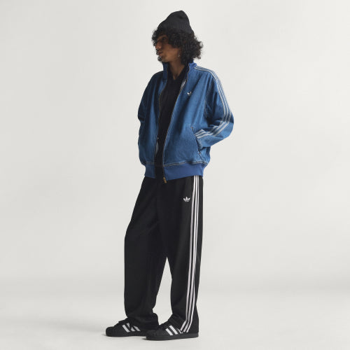 ADIDAS ADIDAS Denim Firebird Track Top - Blue