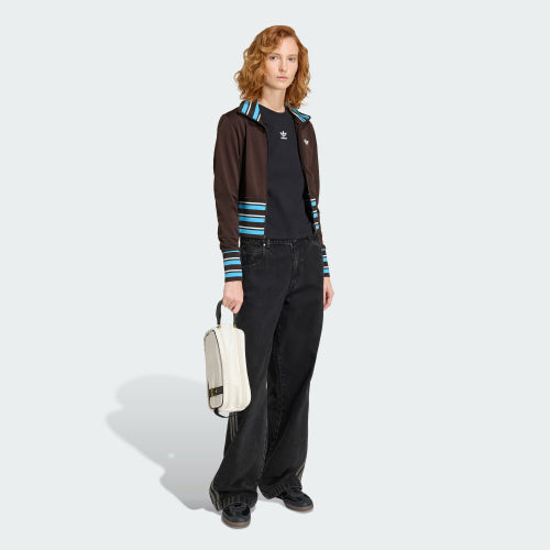 ADIDAS ADIDAS Vintage High Knit Rib Track Top - Size