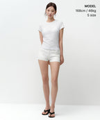 MUSINSA STANDARD WOMAN MUSINSA STANDARD WOMAN Sheer Slim T-Shirt (Various Colors)