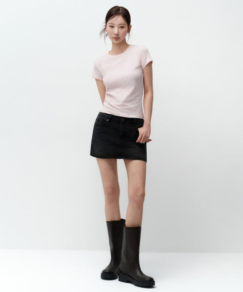 MUSINSA STANDARD WOMAN MUSINSA STANDARD WOMAN Sheer Slim T-Shirt (Various Colors)